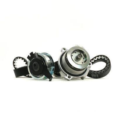 Image of 04L121011H, 04L121011HX, 04L121011M Water Pump + Timing Belt Kit SNR KDP457.790 25mm AUDI: A4 B8 Saloon, A3 VOLKSWAGEN: Crafter Van