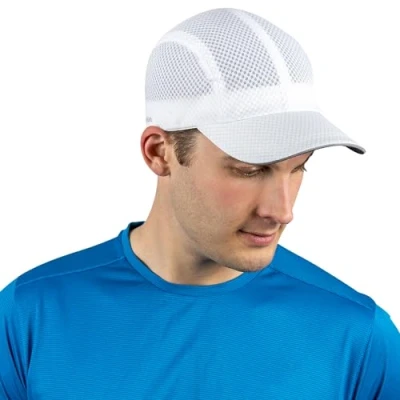 Image of TrailHeads Race Day Performance Running Hat The Lightweight, Quick Dry, Sport Cap for Men White