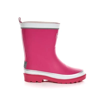 Image of Regatta Boot, Kids&#039; Foxfire Reflective Wellies, Pink, 5
