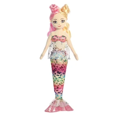 Image of Aurora, 33358, Sea Sparkles Dulcinea Mermaid, 18In, Soft Toy, Multi Coloured