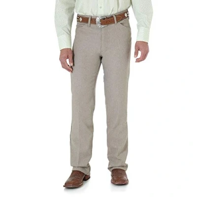 Image of Wrangler Men&#039;s Wrancher Dress Jean Jeans, Heather Tan, 30W / 32L