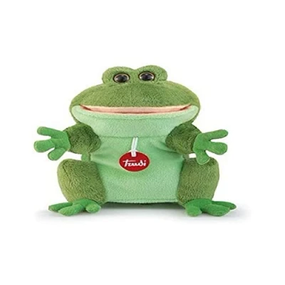 Image of Trudi Frog Puppet Plush Puppets and marionettes theatre. Game for children. Tell create stories. Decorative plush. 19x23x15cm size S model 29804