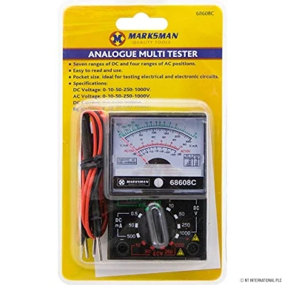 Image of ANALOGUE MULTI FUNCTION ELECTRONIC TESTER AC DC VOLTAGE POLARITY TEST CIRCUIT