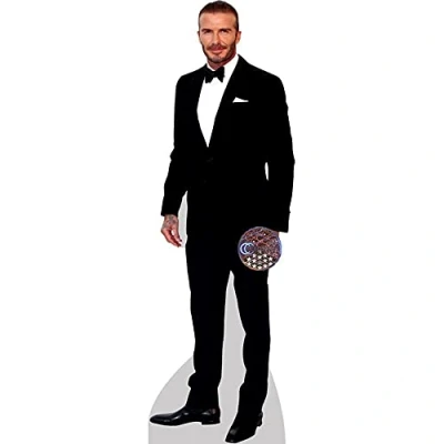Image of David Beckham (Black Suit) Life Size Cutout