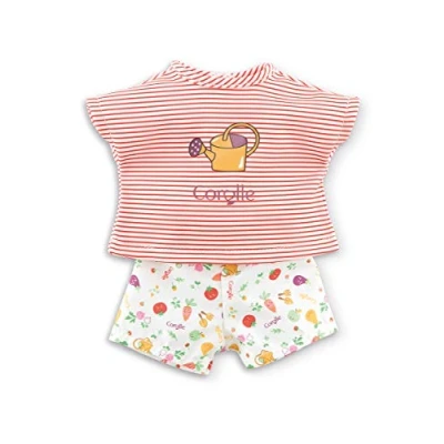 Image of Corolle 9000211960 T Shirt and Shorts, Garden Fun, for All 36 cm MaCorolle Dress Up Dolls, from 4 Years