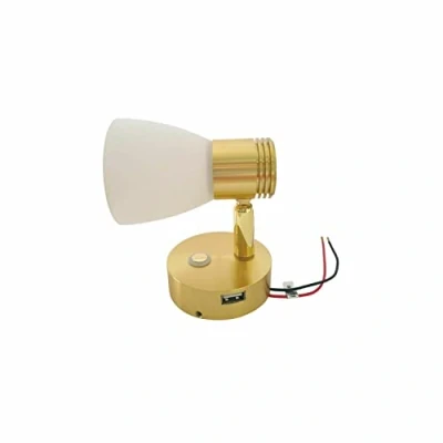 Image of MARVIX LED Reading Light 12V 24V Spotlight Touch Control Dimmer Switch &amp; USB Port Motorhome Caravan Campervan Boat Lamp
