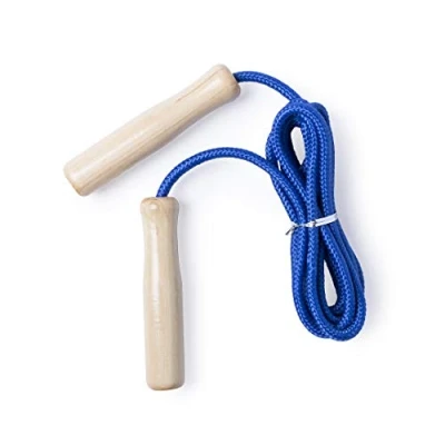 Image of eBuyGB Colourful Skipping Rope Childrens, Adults Fitness, Speed, Conditioning &amp; Fat Loss for Boxing, Home Gym Workouts, HIIT, Interval Training Outdoor Exercise (Blue)