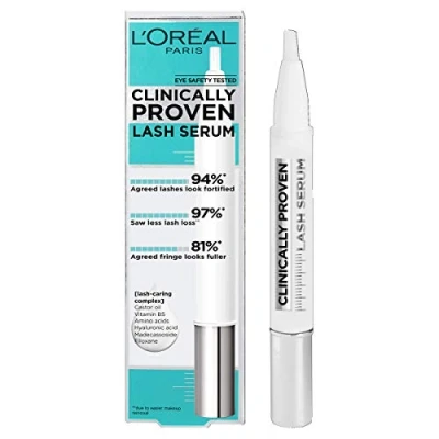 Image of L&#039;Oreal Paris Clinically Proven Lash Serum for Stronger, Thicker looking lashes, Enriched with Castor Oil and Hyaluronic Acid