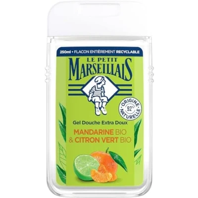 Image of Le Petit Marseillais Extra Gentle Shower Gel Mandarin &amp; Lime Organic 250ml