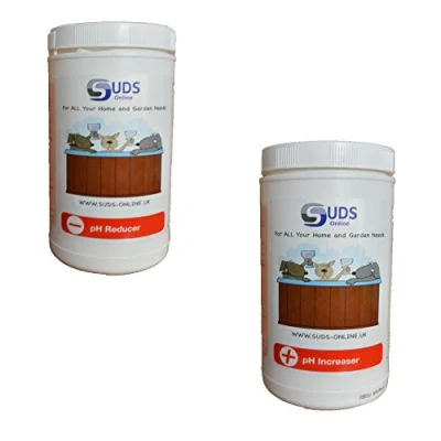 Image of SUDS ONLINE&quot;PH Bundle&quot; 1KG Ph+ Plus And 1.5KG PH Minus Hot Tub Swimming Pool Tubs Spa