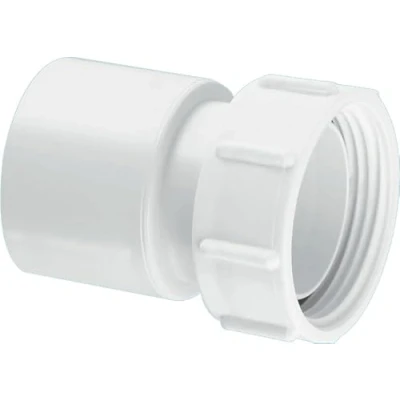 Image of McAlpine 1.1/4&quot; BSP Coupling to BS EN 1329 1:2000 ABS or PVC Pipe, Must be Solvent Welded S25