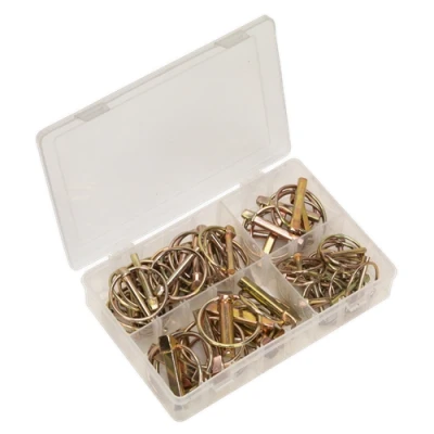 Image of Sealey Linch Pin Assortment 50pc Metric