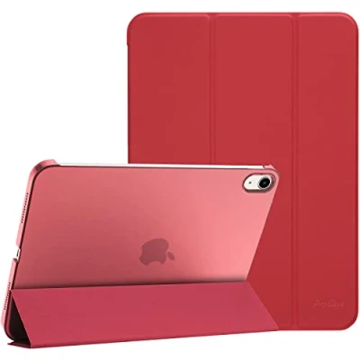 Image of ProCase for iPad 10th Generation Case 2022 10.9 Inch, Cover Case, 10 Gen A2696 A2757 A2777 Red