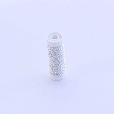 Image of FloristryWarehouse Bullion Floristry Wire Reel 25g Silver