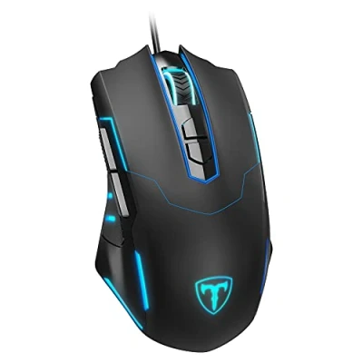 Image of WEEMSBOX Wired Gaming Mouse [Breathing RGB LED] [Plug Play] High Precision Adjustable 7200 DPI, 7 Programmable Buttons, Ergonomic Computer USB Mice for Windows/PC/Mac/Laptop Gamer