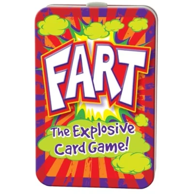 Image of Cheatwell Games Fart Card Game The Explosive Easy to Learn Fast Flatulent Fun, Kids Family &amp; Friends Party Game, Funny Acting, Toilet Humour, Ages 8+, 3+ Players