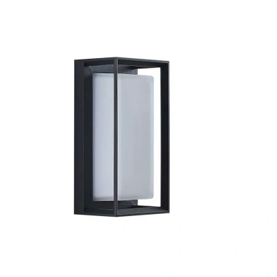 Image of Arcchio Ismera outdoor wall light, anthracite/opal, IP65, glass