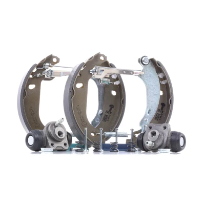 Image of 42418J, 4241K5, 4241N1, 424209 brake Set, drum brakes HELLA Shoe Kit Pro 8DB 355 004 511 with wheel cylinder, adjuster
