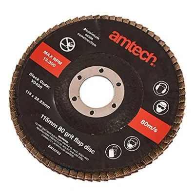 Image of Amtech V0400 115mm 80 grit Flap disc