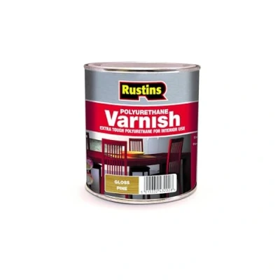 Image of Rustins Polyurethane Varnish Pine Gloss 250ml