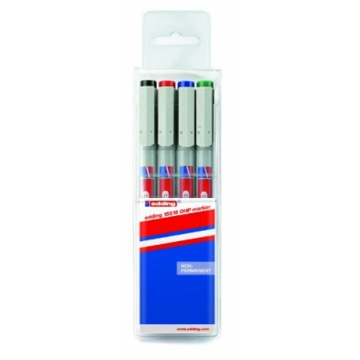 Image of Edding 4 152 OHP Marker Set M Non Permanent 1 mm