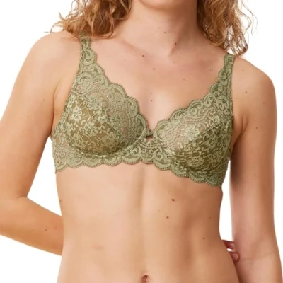 Image of Triumph Women&#039;s Amourette W Bra, Martini Olive, 32F