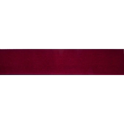 Image of Berisfords Velvet Ribbon, Wine, 10.2 x 5.6 cm