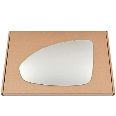 Image of Less4spares Wing Mirror Glass Left Compatible with Chevrolet Cruze 2009 2013 STICK ON Passenger Near Side Convex