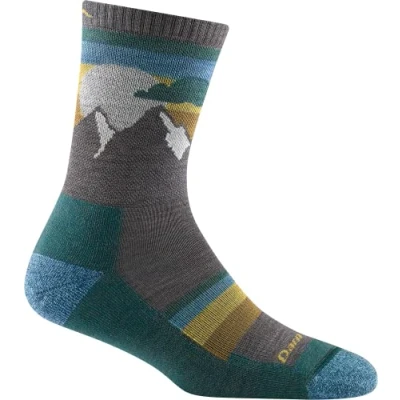 Image of DARN TOUGH (5005) Women&#039;s Hike/Trek Sunset Ledge Micro Crew Lightweight with Cushion Sock (Taupe, Small)
