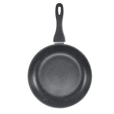 Image of Sovereign Stone Frying Pan with Aluminium High Tech Non Stick Coating and Ergonimic Handles, Suitable for All Hob Types Including Induction (28cm)