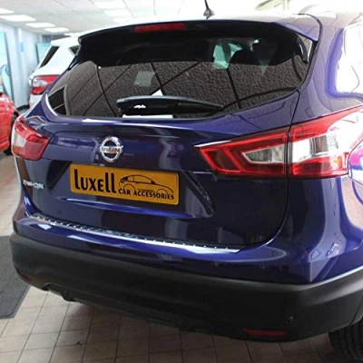 Image of Chrome Rear Bumper Protector Guard Fits Qashqai J11 [2013 2016]