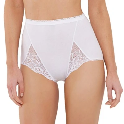 Image of Playtex Brief Woman Essential Cotton x2, White, 3XL