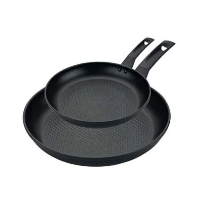 Image of Prestige 9 x Tougher Frying Pan Set Non Stick Induction of 2, 21/29cm with Scratch Resistant Stick, Stay Cool Easy Grip Handles, Oven &amp; Dishwasher Safe Cookware