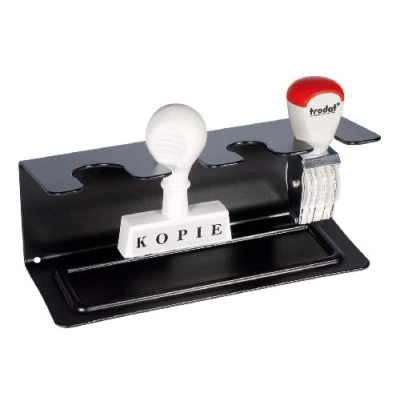 Image of Wedo 640401 Stamp Holder for 4 Stamps Black