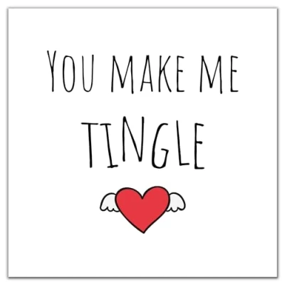 Image of Rude Funny Valentines Day Card Angel Heart Valentine&#039;s For Boyfriend Girlfriend Wife Husband Fiance