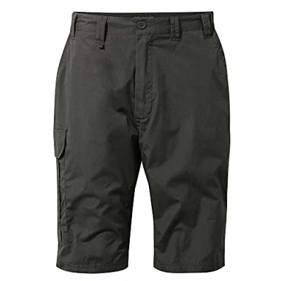 Image of Craghoppers Mens Kiwi Long Hiking Shorts, Steel Blue, 34W EU