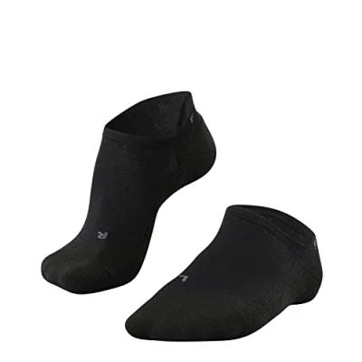 Image of FALKE Women&#039;s GO2 Invisible W IN Cotton Anti Blister 1 Pair Golf Socks, Black (Black 3000), 7 8