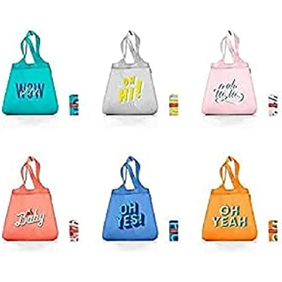 Image of Reisenthel Unisex Mini Maxi Shopper Shopping Bag, Assorted Colours, 6 x 12 2 cm, Bag