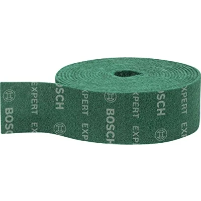 Image of Bosch Professional 1x Expert N880 Fleece Roll (for Steel sheets, Width 100 mm, Length 10 m, Accessories Hand Sanding)