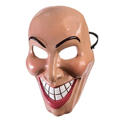 Image of Forum Novelties X79188 Evil Grin Mask Female Spooky Look Murderous Syndicate 1pc, womens, Multi Colour, One Size