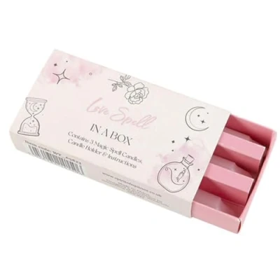 Image of Love Magic Spell Candles Oversized Matchbox Mini Gift Cracker Filler