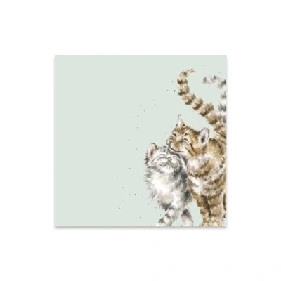 Image of Wrendale Designs Pack Of 20 &#039;Feline Good&#039; Cocktail Napkin