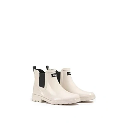 Image of Aigle CARVILLE 2 women&#039;s Wellington Boots in Beige