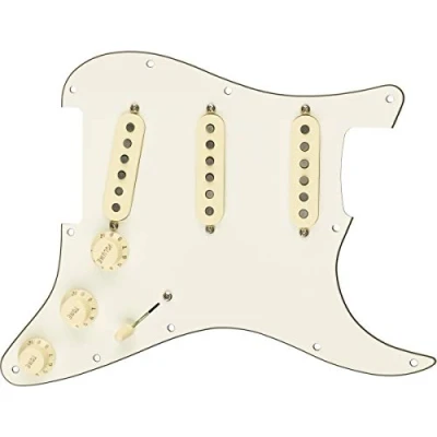 Image of Fender Pre wired Pickguard Strat Texas Special S/S/S Parchment White,0992342509