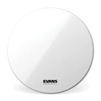 Image of Evans Bass Drum Heads EQ3 20 inch Resonant Smooth Head with No Port White