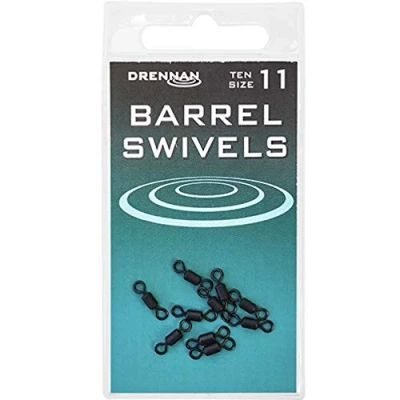 Image of Drennan Barrel Swivels For Fishing Pack Of 10: 11