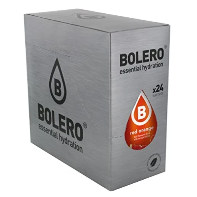Image of Bolero Classic Powder Sachet, 9 g, Red Orange, 24 Count