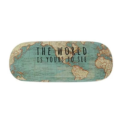 Image of Vintage Map Glasses Case