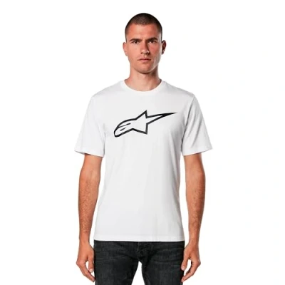 Image of Alpinestars Men&#039;s Ageless Csf Tee T Shirt, White/Black, XL