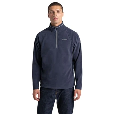 Image of Craghoppers Mens Corey HZ Fleece Dark Navy/Blue Marl M